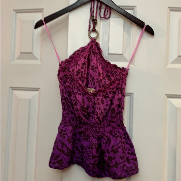 🇺🇸4/$50 Supercute Guess 100% Silk halter top S - Picture 6 of 8